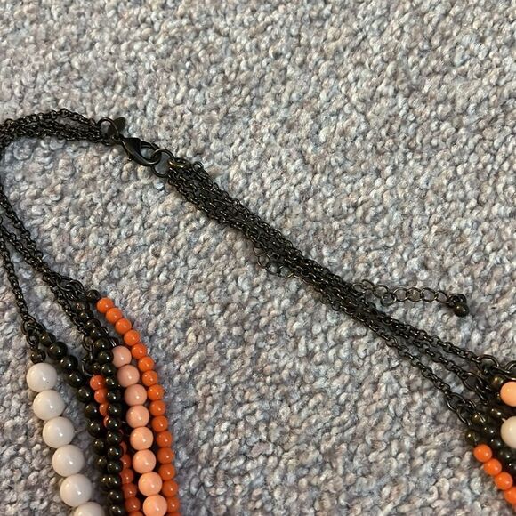 NEW Premier Designs “Papaya” Multi Strand Necklace - Picture 3 of 5